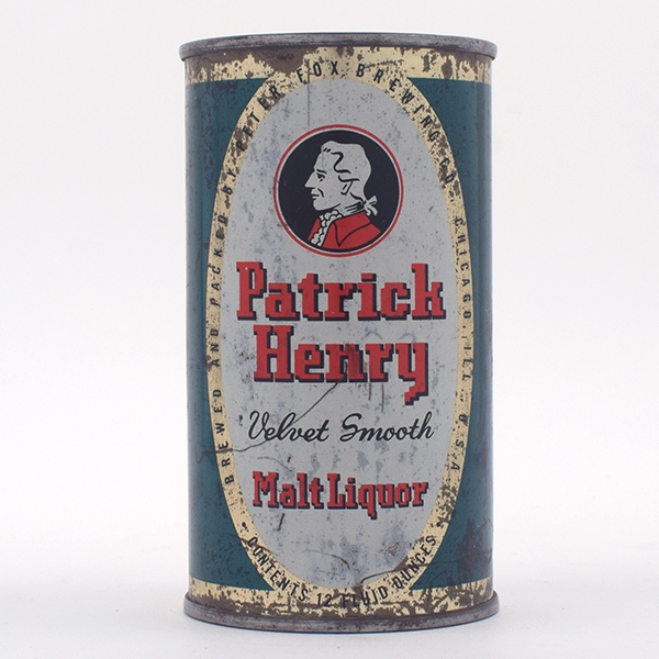 Patrick Henry Malt Liquor Flat Top 112-18