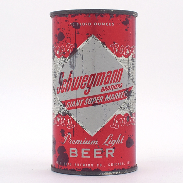 Schwegmann Bros Beer Flat Top 132-6