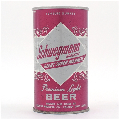 Schwegmann Bros Beer Pull Tab BUCKEYE 123-33