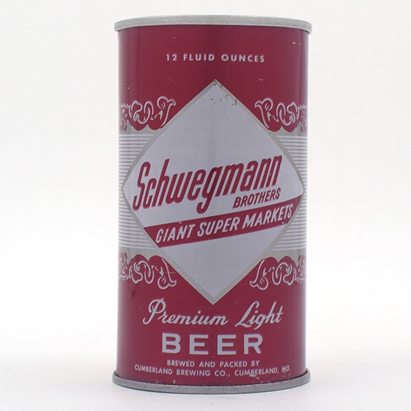 Schwegmann Bros Beer Pull Tab CUMBERLAND 123-32