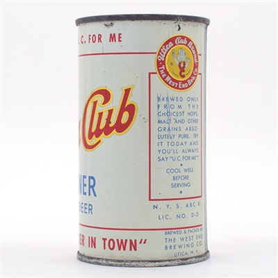 Utica Club Beer Flat Top 142-23
