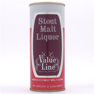 Value Line Stout Malt Liquor 16 oz Pull Tab 169-1