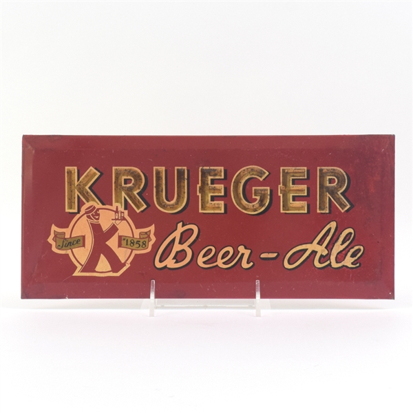 Krueger Beer Ale 1940s TOC Sign