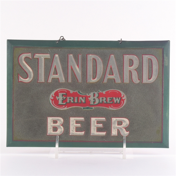 Standard Erin Brew 1930s Tin-Over-Cardboard Sign