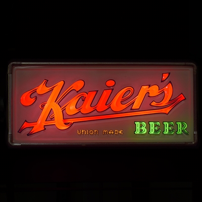 Kaiers Beer 1930s Box Light COOL RARE