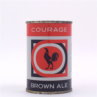 Courage Brown Ale English 10 oz Flat Top NO CONTENTS