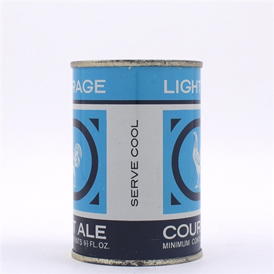 Courage Light Ale English 10 oz Flat Top CONTENTS ON FRONT