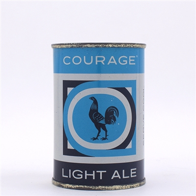 Courage Light Ale English 10 oz Flat Top NO CONTENTS