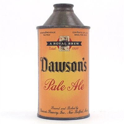 Dawsons Pale Ale Cone Top 158-30