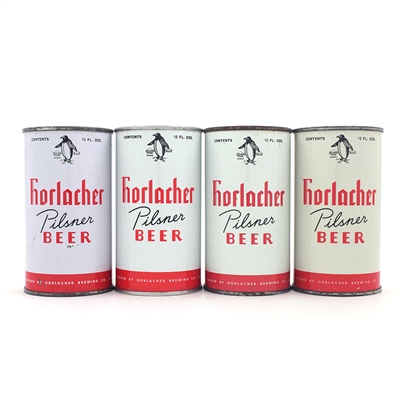 Horlacher Beer Flat Tops Lot of 4 Different 83-26