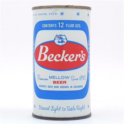 Beckers Beer Flat Top TIVOLI 35-23