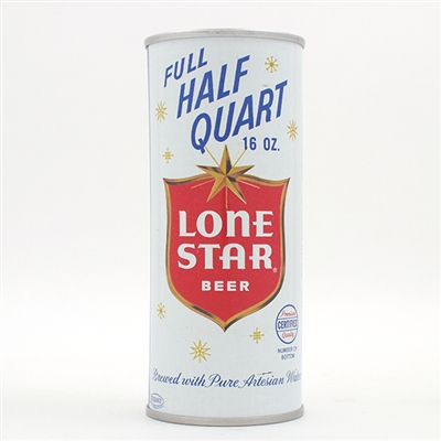 Lone Star Beer 16 oz Zip Top RARE 154-29 OUTSTANDING