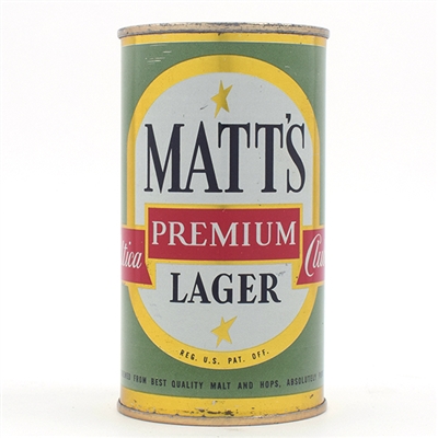 Matts Beer Flat Top 94-38