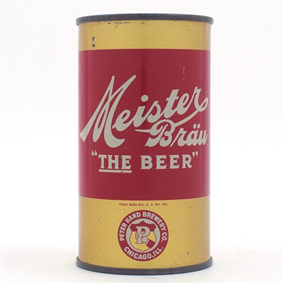 Meister Brau Beer Instructional Flat Top ENAMEL 95-5