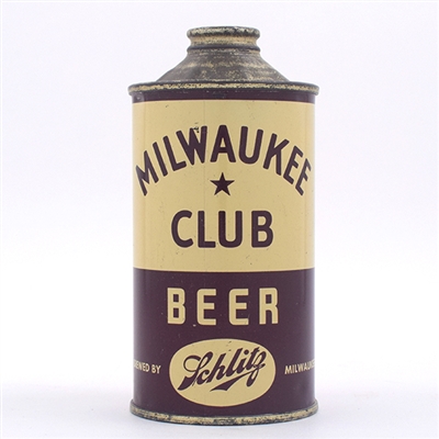 Milwaukee Club Beer Cone Top 173-31