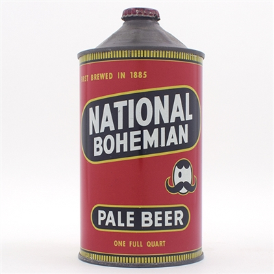 National Bohemian Beer Quart Cone Top SCARCE IRTP 215-5