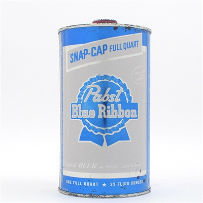 Pabst Blue Ribbon Quart Snap Cap NEWARK ACTUAL 217-1 EXCELLENT