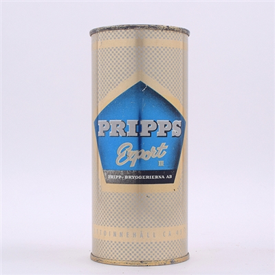 Pripps Export Beer 16oz Swedish Flat Top