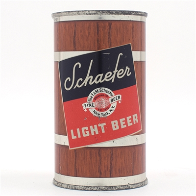 Schaefer Beer INSTRUCTIONAL Flat Top 127-38 SWEET RARE Pat Pndg No Box