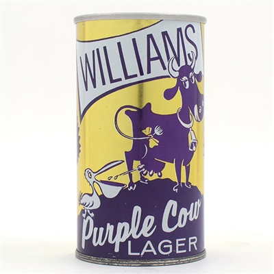 Williams Purple Cow Beer Zip Top 217-7 SCARCE OUTSTANDING