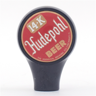 Hudepohl 14K Beer 1940s Tap Knob
