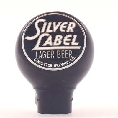 Silver Label Beer 1930s Tap Knob Lancaster Brewing