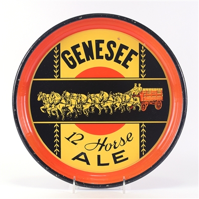 Genesee 12 Horse Ale 1930s Serving Tray