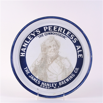 Hanleys Ale Porcelain Enamel Pre-Prohibition Serving Tray