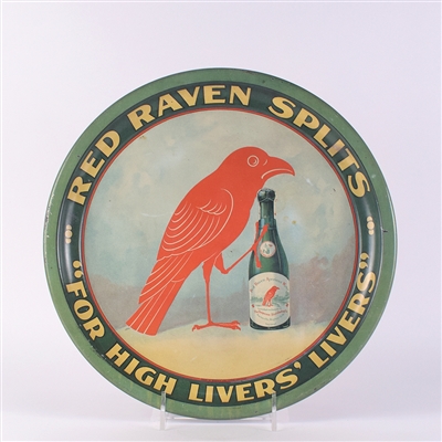 Red Raven HIGH LIVERS Pre-Prohibition Serving Tray