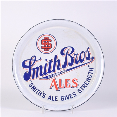 Smith Bros Ales Porcelain Enamel Pre-Prohibition Serving Tray