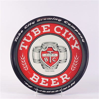Tube City Beer 1940s Serving Tray