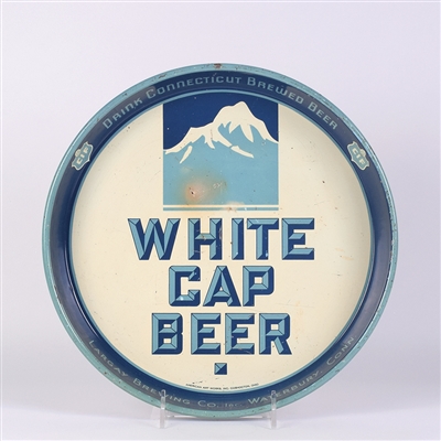 White Cap Beer 12-Inch 1930s Serving Tray