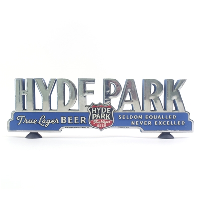 Hyde Park Beer 1940s Compressed Paper Point of Sale Sign