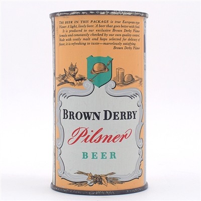 Brown Derby Beer Instructional Flat Top RAINIER 42-19 STELLAR
