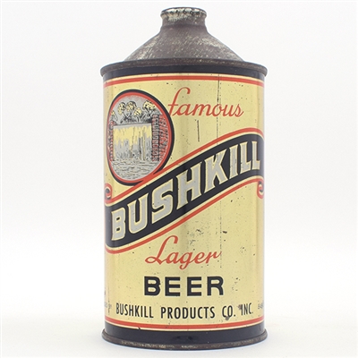 Bushkill Beer Quart Cone Top BEST ACTUAL 205-3 HOLY GRAIL