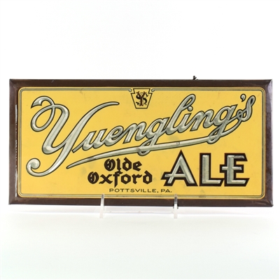 Yuenglings Old Oxford Ale 1930s Tin-Over-Cardboard Sign