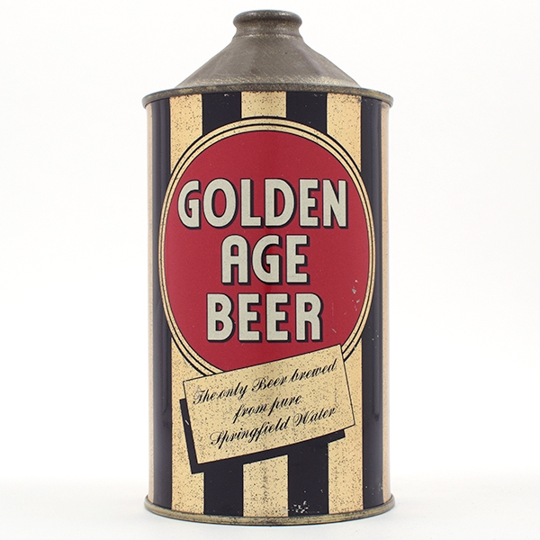 Golden Age Beer Quart Cone Top ULTRA RARE ACTUAL 210-14