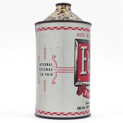 Ebling Beer Quart Cone Top TOUGH CLEAN IRTP 207-5