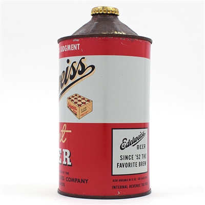Edelweiss Beer Quart Cone Top 207-13