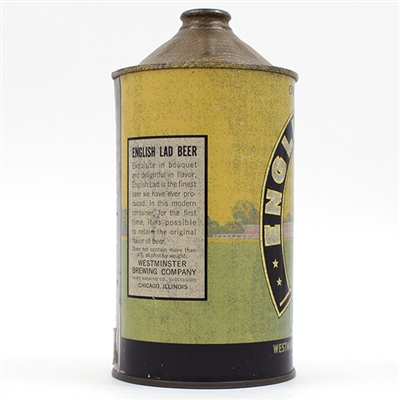 English Lad Beer Quart Cone Top PRIMA SUCCESSORS RARE 208-3