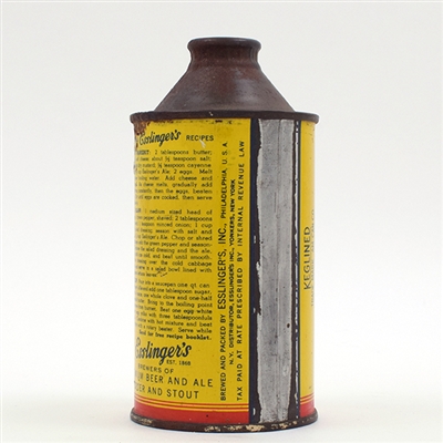 Esslingers Ale Flat Bottom Cone Top 161-12