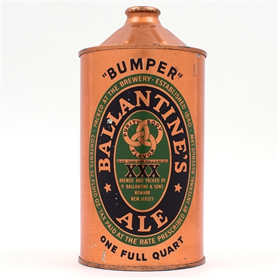 Ballantines Ale Quart Cone Top BREWS ULTRA CLEAN 202-6