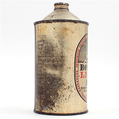 Boston Light Ale Quart Cone Top 32 FLUID OZ 203-16