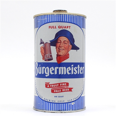 Burgermeister Beer Quart Snap Cap CLEAN 205-2