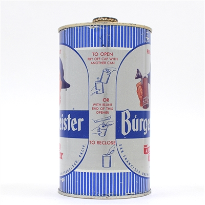 Burgermeister Beer Quart Snap Cap CLEAN 205-2
