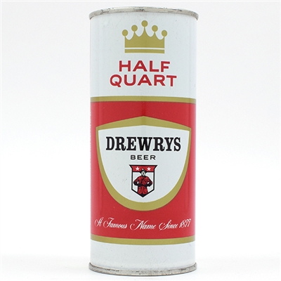 Drewrys Beer 16 oz Flat Top UNLISTED AS FLAT TOP