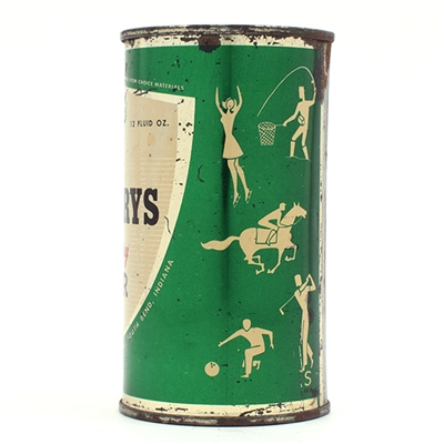 Drewrys Beer Sports Color Series Flat Top GREEN SOUTH BEND 56-19