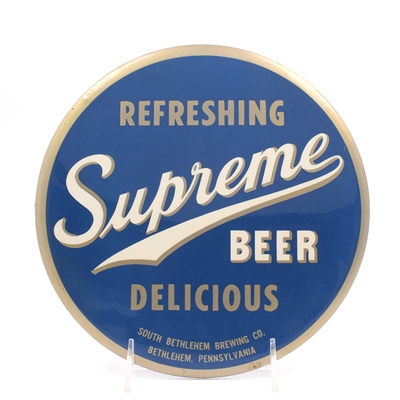 Supreme Beer Button Sign