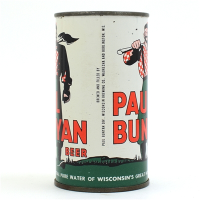 Paul Bunyan Beer Flat Top PAUL BUNYAN DIV BLACK COUNTRY UNLISTED