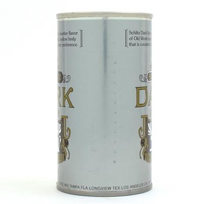 Schlitz Dark Beer Foil Label Test Pull Tab OLIVE-SILVER UNLISTED